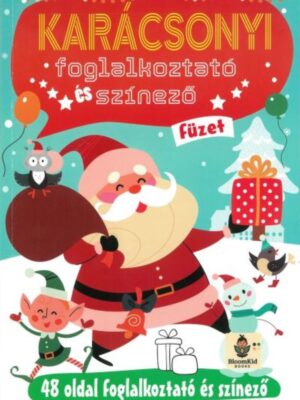 Karácsonyi foglalkoztató színező füzet
